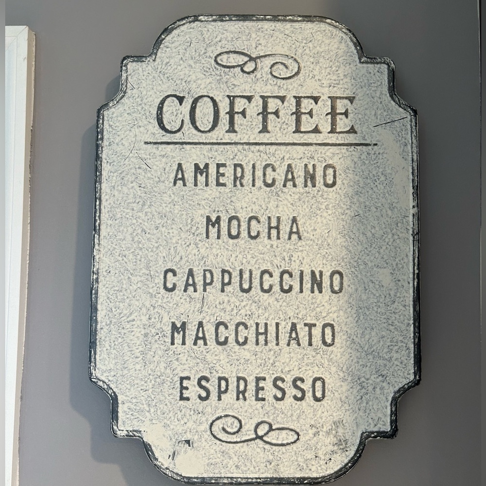 Coffee kitchen sign